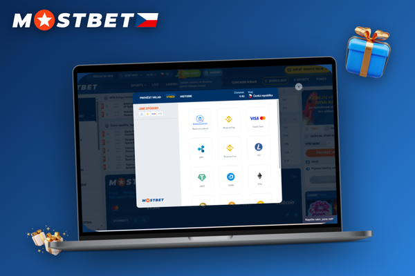 Hráč sleduje Mostbet Aviator na notebooku a včas vybírá výhru tlačítkem Cash Out