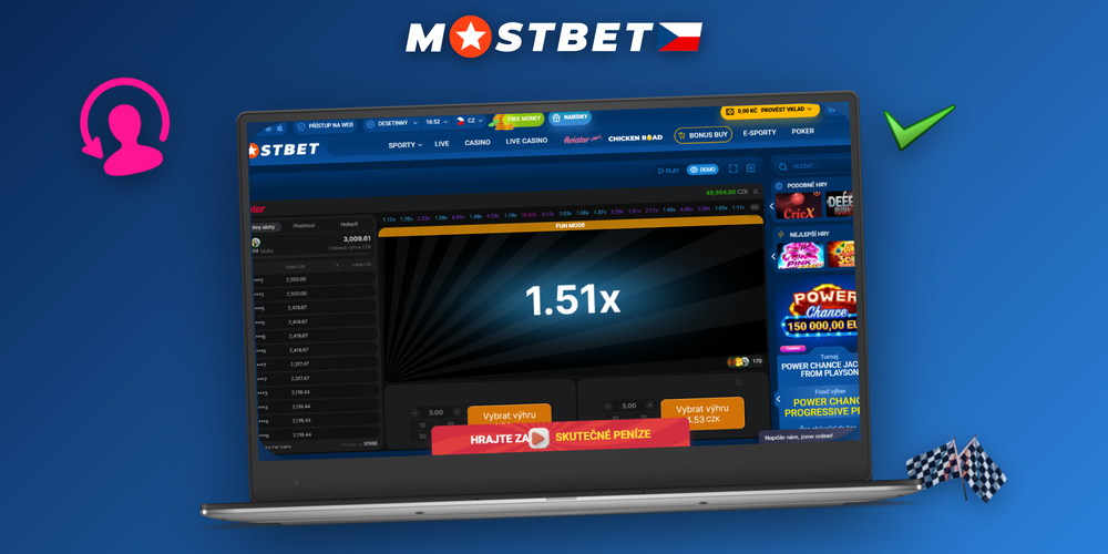 Registrační formulář Mostbet se zvýrazněným polem pro zadání promo kódu BETBONUSCZ
