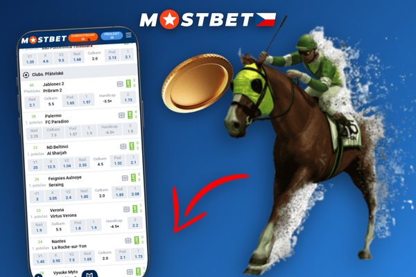 Mobilní formulář Mostbet s polem pro promo kód a bonusem 125 % při registraci